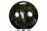 Flashy, Polished Labradorite Sphere - Great Color Play #361108-1